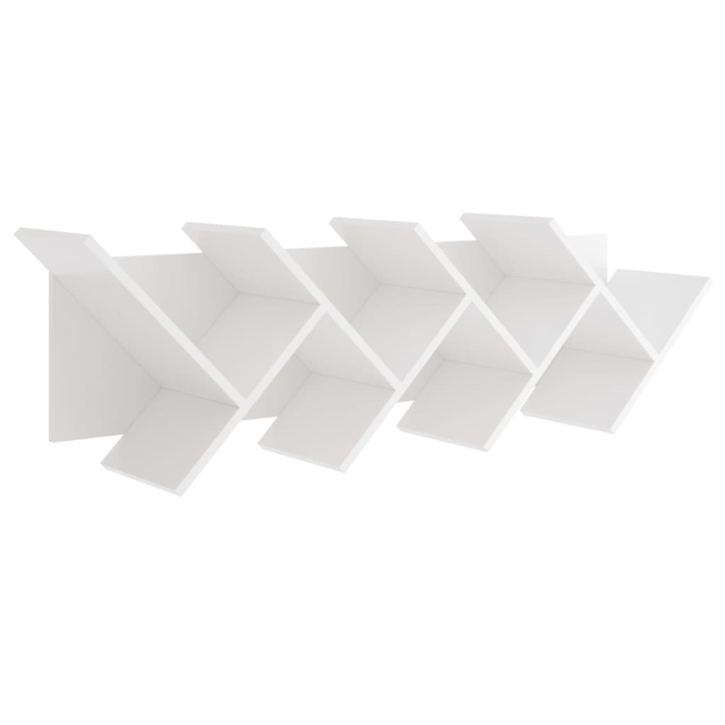 FMD hængende geometrisk bogreol hvid