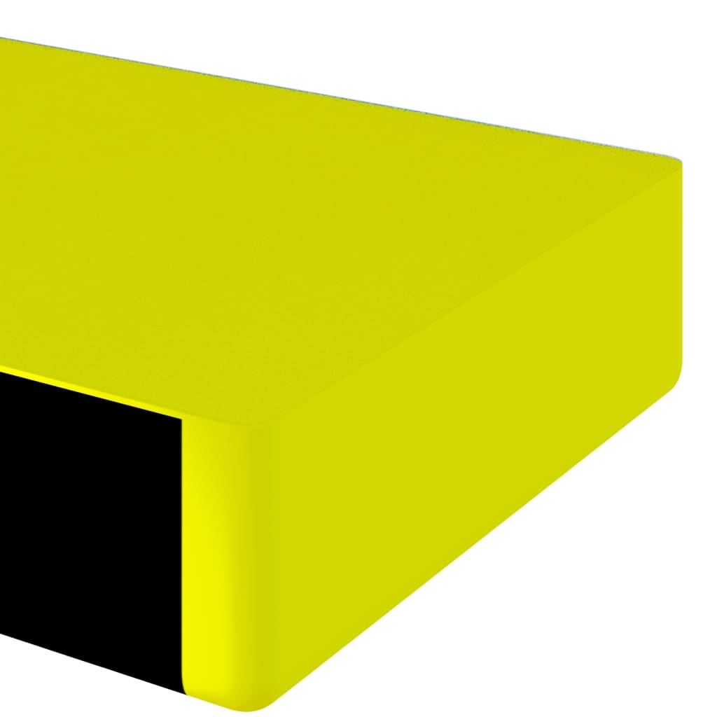vidaXL hjørnebeskytter 6x2x101,5 cm PU gul og sort