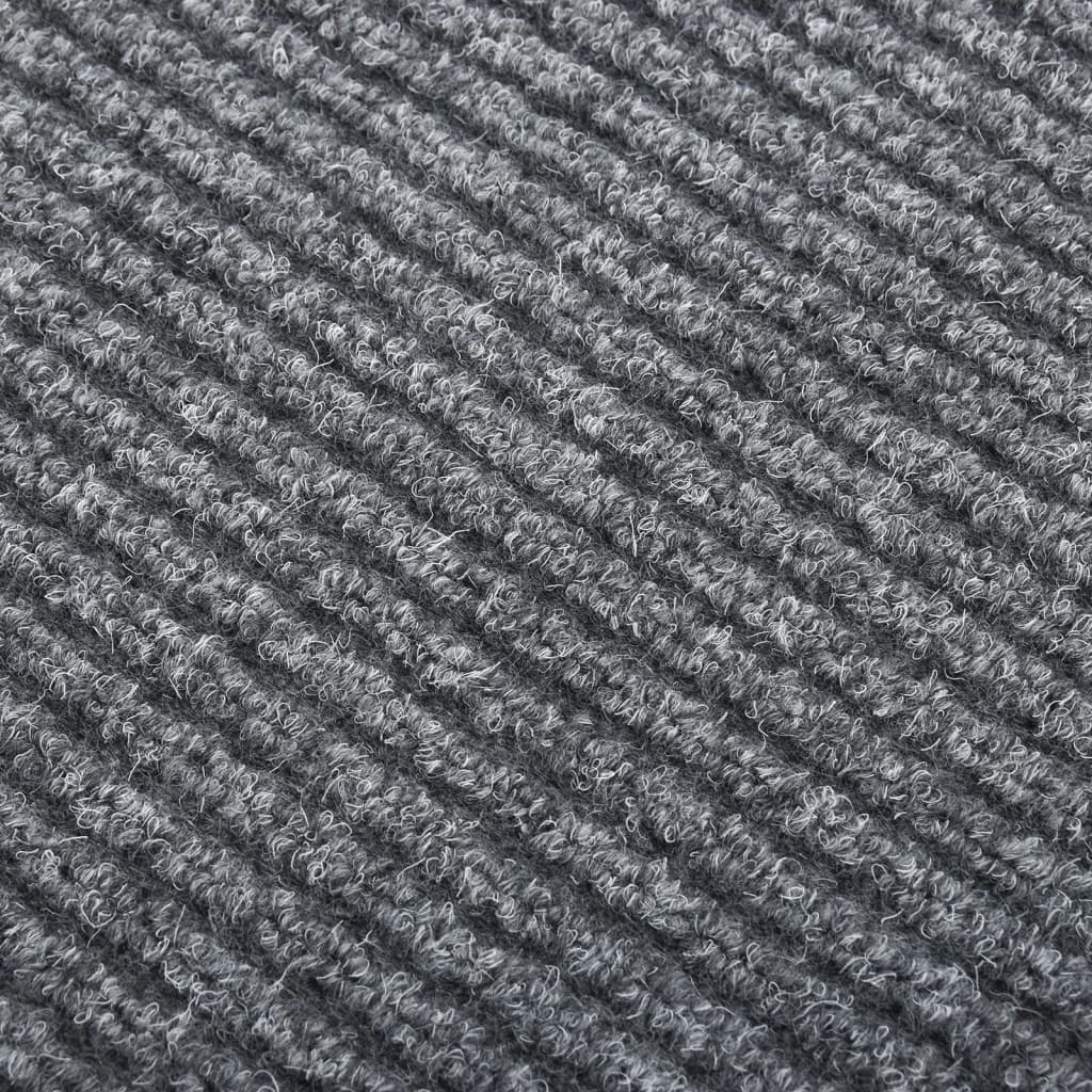 vidaXL snavsbestandig tæppeløber 100x300 cm grå