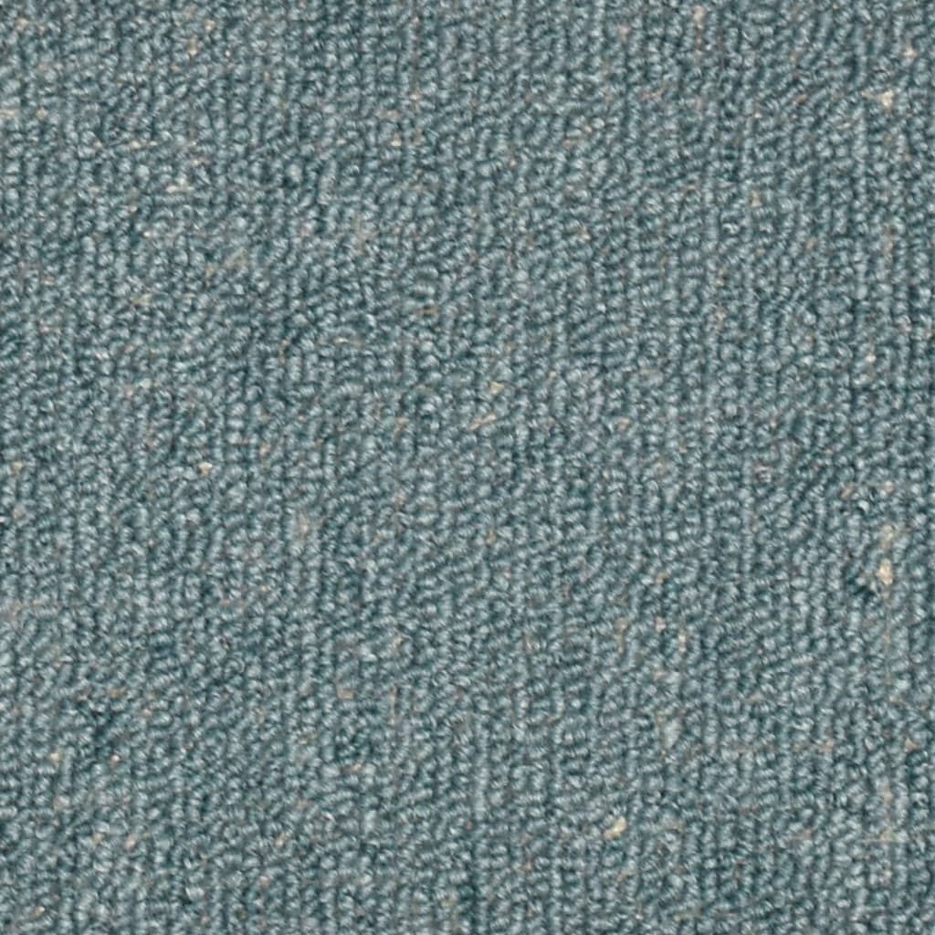 vidaXL trappemåtter 15 stk. 56x17x3 cm blå